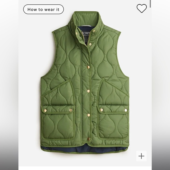 J.Crew Quilted Excursion Vest - Picture 5 of 6